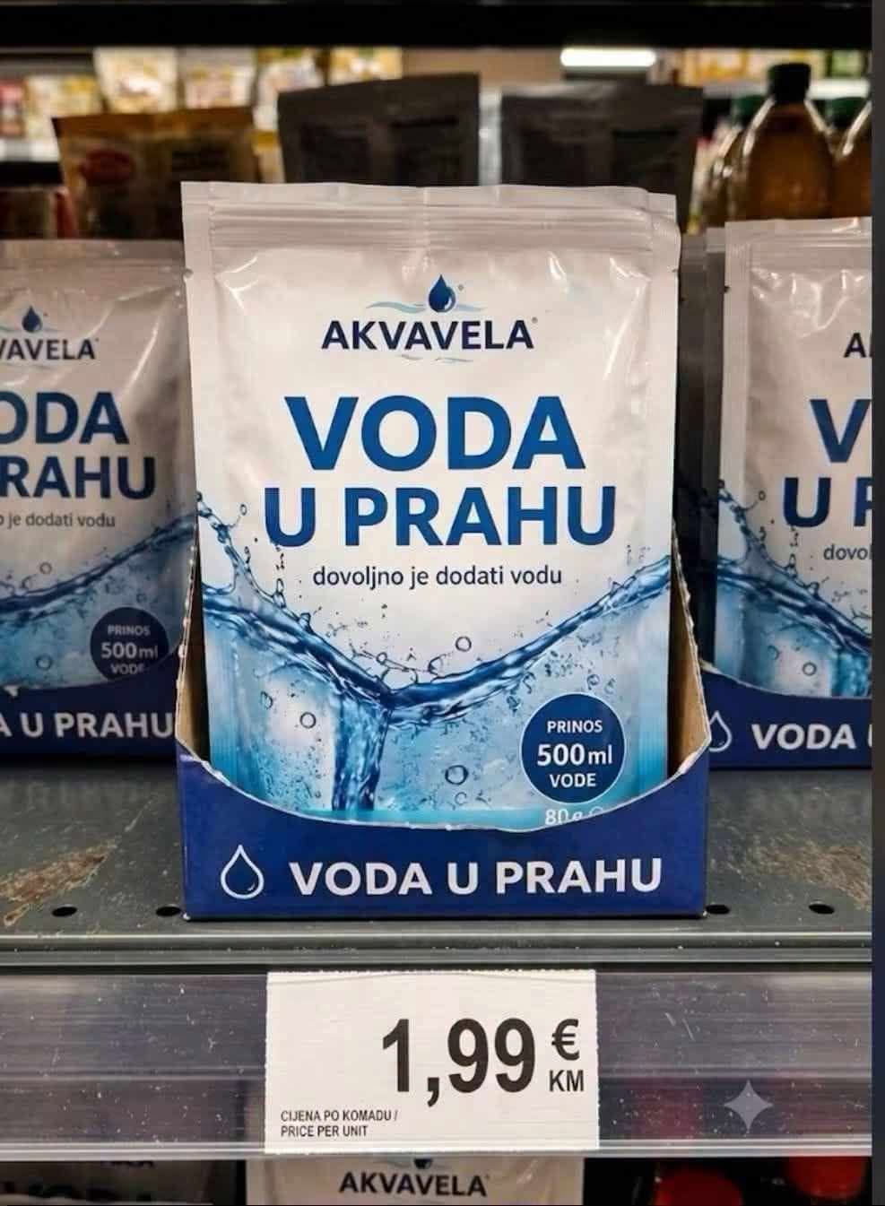 Voda u prahu
