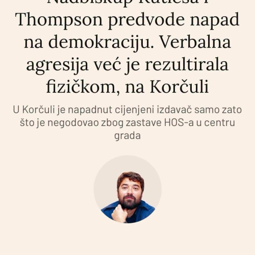 Dragan Markovina opet laje
