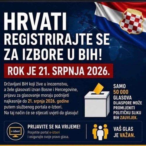 HRVATI- registrirajte se