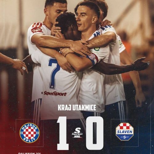 Hajduk na vrhu ljestvice