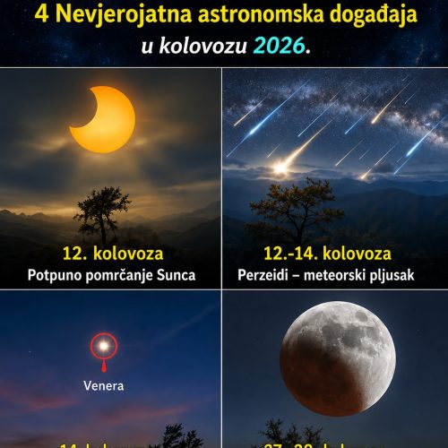 Nebeski spektakl u kolovozu 2026