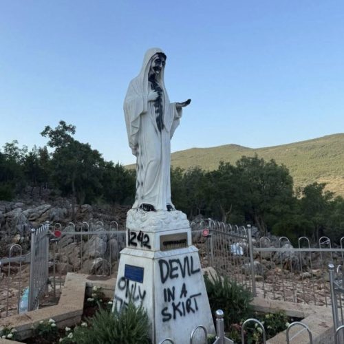 Vandalski napad u Međugorju