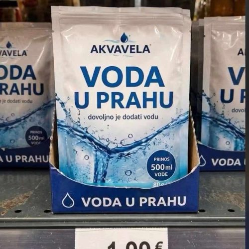 Voda u prahu